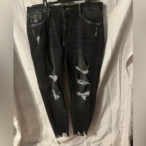 KanCan Black Slim Straight Jeans